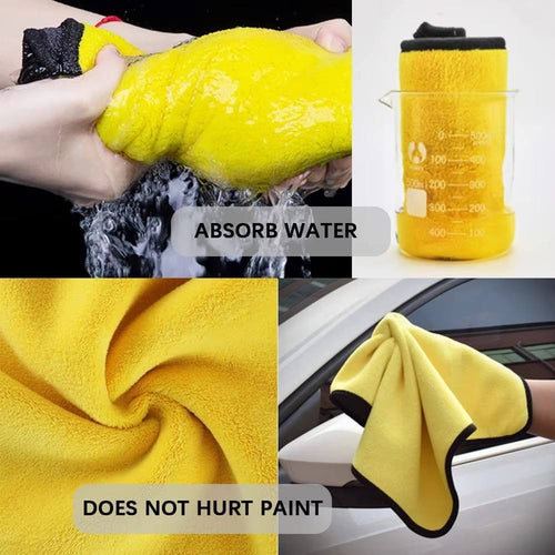 GearUp 400 GSM Dual-Sided Microfiber Cleaning Towel
